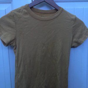 yellow brandy melville tshirt top john galt